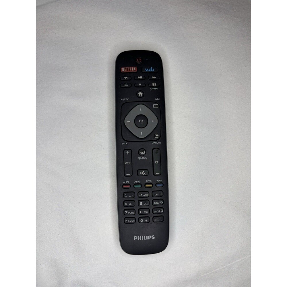 Philips Remote Control‎ Universal OS Black Excellent SF308 SF432 Netflix Vudu